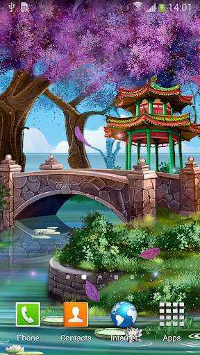 Magic Garden Live Wallpaper 1 تصوير الشاشة