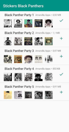 Figurinhas Sticker Black Panthers para WhatsApp screenshot 2