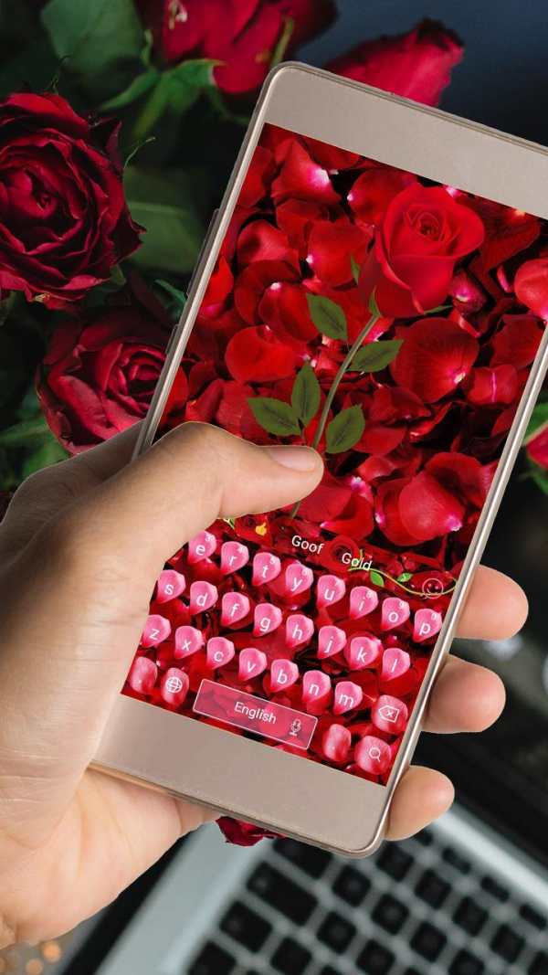 Rose petal keyboard screenshot 3