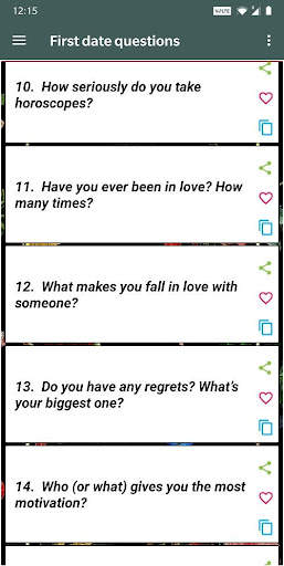 Dating Questions screenshot 3