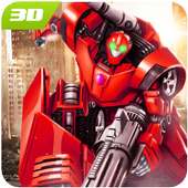 Bots Car Driving : Transform War Fighting Game 3D