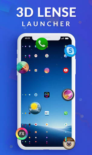Lens Launcher - 3D  Launcher screenshot 3