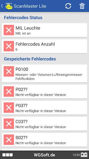 ScanMaster für ELM327 OBD-2 screenshot 4