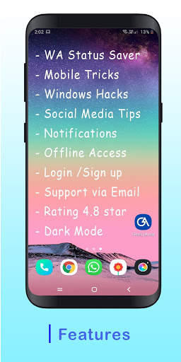 GeekyArea - Mobile Tricks, Hacks & Status Saver screenshot 1
