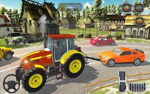 Offroad Tractor Pulling Simulator - Mudding Games screenshot 6