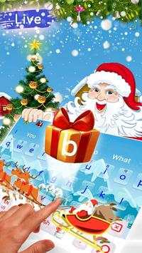 Live Christmas Keyboard Theme screenshot 1
