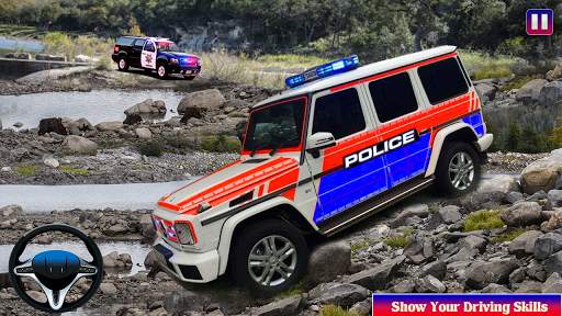 Offroad Police Car Chase Game screenshot 1