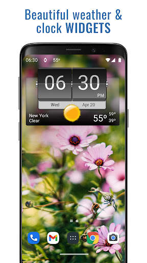3D Flip Clock & Weather 1 تصوير الشاشة