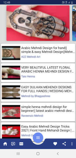 Mehndi Design : Mehndi Art Vid screenshot 1