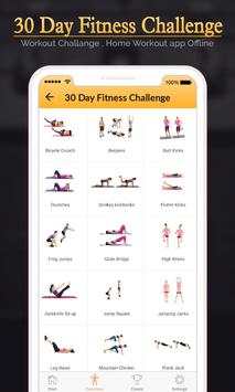30 Day Weight Loss Challenge - Home Workout screenshot 4