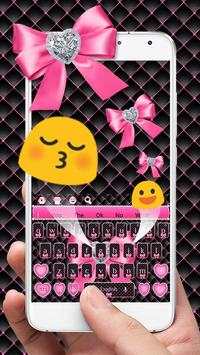 Pink Diamond Bow Keyboard screenshot 2