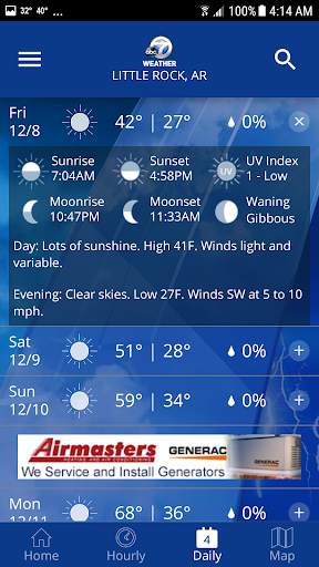 KATV Channel 7 Weather स्क्रीनशॉट 3