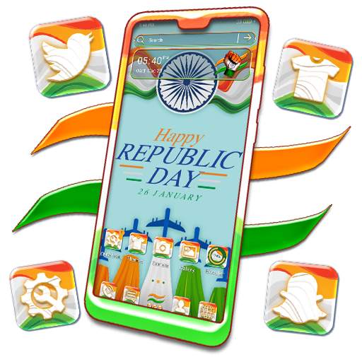 Republic Day Launcher Theme 1.0