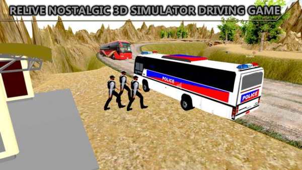 Offroad Police Bus Hill Driver screenshot 1