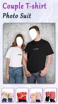 Couple T-Shirt Suit Photo Editor screenshot 1