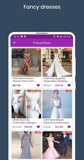 formal dresses for women shopping online app screenshot 2