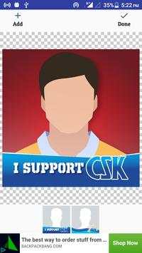 Cricket photo frame & dp maker For IPL screenshot 2