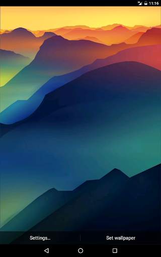 Mountain Haze Live Wallpaper screenshot 7