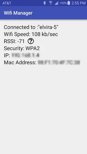 Wifi Manager screenshot 1