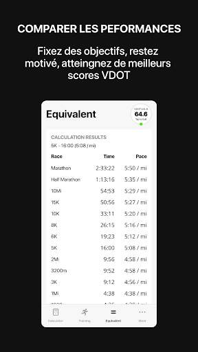 VDOT Running Calculator screenshot 3