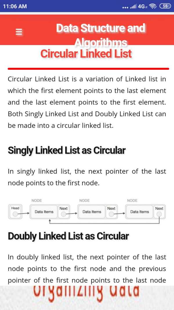 Data Structure and Algorithms Tutorial screenshot 1
