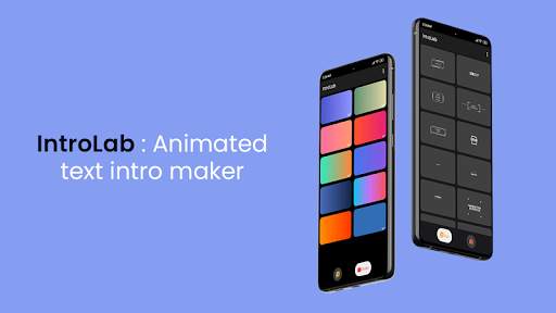 IntroLab - Intro maker, Video maker, Animated text screenshot 1