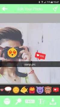 Snap pic with emoji screenshot 2