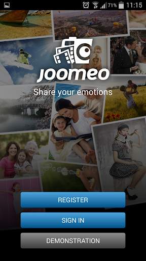 Joomeo - photos sharing screenshot 1