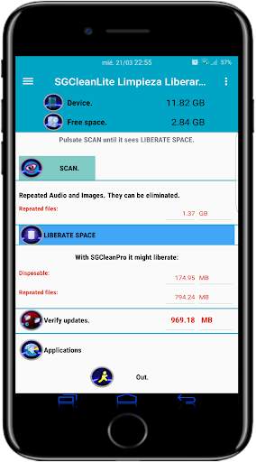 SGCleanLite Clean Liberate Space screenshot 2