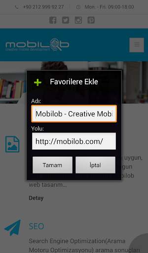 Mobilob Browser screenshot 3