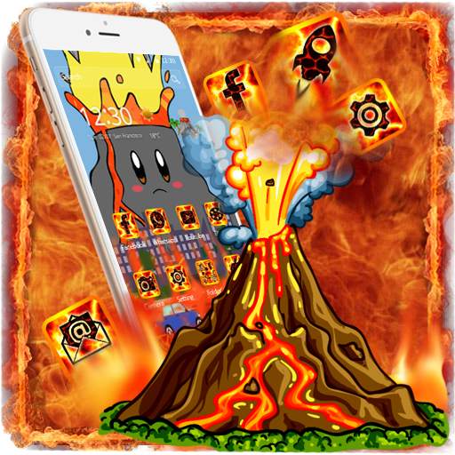 Cute Volcanic Lava Theme 1.1.4