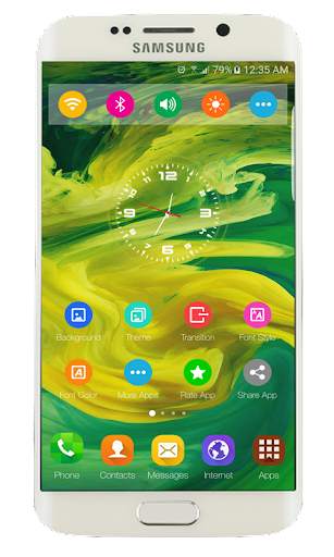 Launcher Galaxy A71 Theme screenshot 4