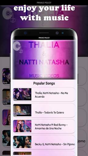 Thalia & Natti Natasha All Songs screenshot 3