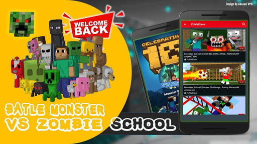 Battle Monster vs Zombie School Video screenshot 6