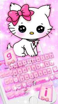 Cute Kitty Keyboard screenshot 1