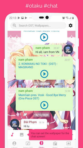 Anime Music - Mix, OST, Otaku Chat and Wallpapers screenshot 4