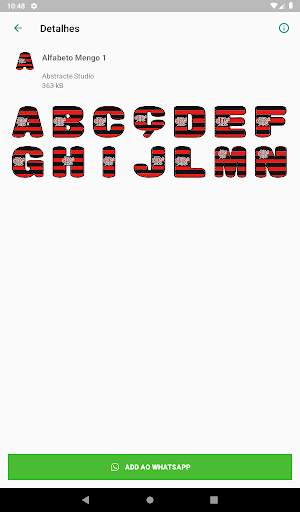 Flamengo Stickers 12 تصوير الشاشة