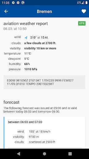 Aviation weather - METAR & TAF screenshot 2