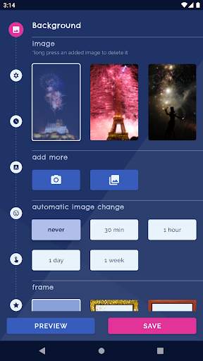 Night Sky Live Wallpaper screenshot 1