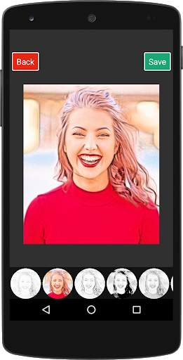 Pencil Color Sketch Photo Image Editor 3 تصوير الشاشة