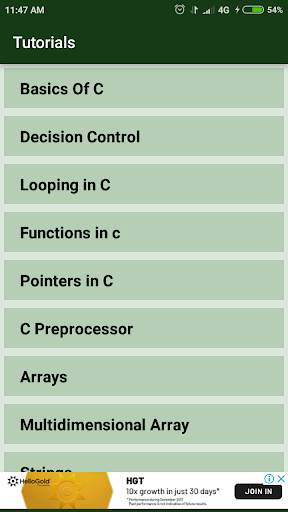 C Language скриншот 2