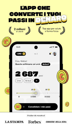 Macadam - Cammina e Guadagna screenshot 1