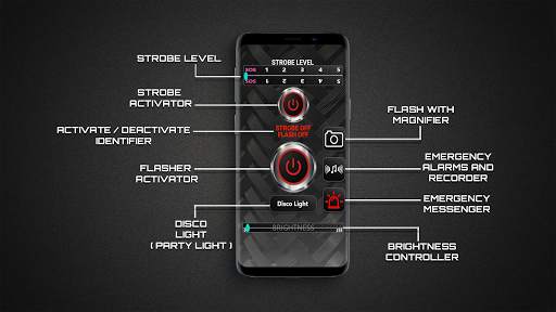 Mobiflash- brightest emergency flashlight screenshot 1