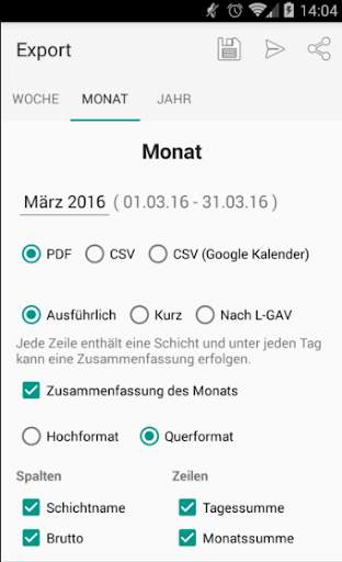 Working Time Account screenshot 8