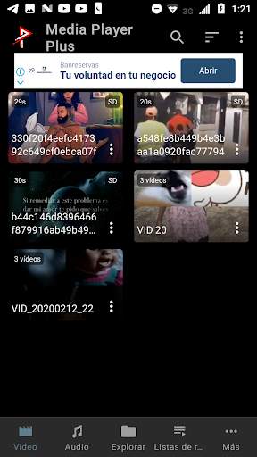 Media Player Plus - Reproductor de Video y Musica screenshot 1