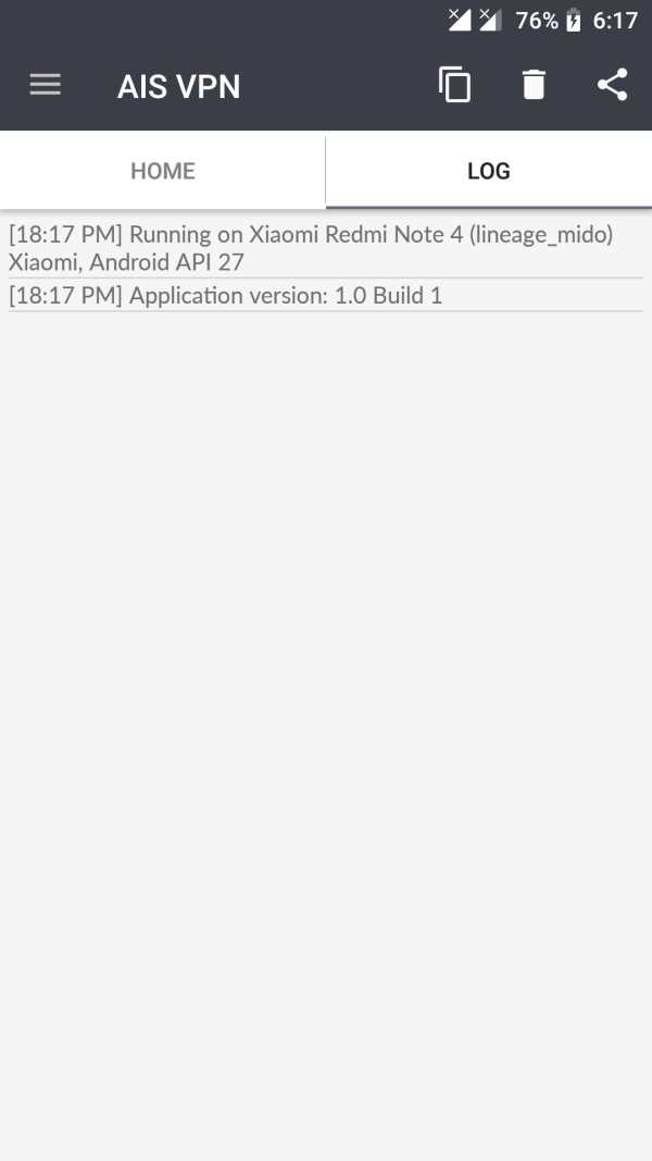 AIS VPN screenshot 2