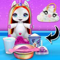 Unicorn Slime Poop: Toy Surprise Maker logo