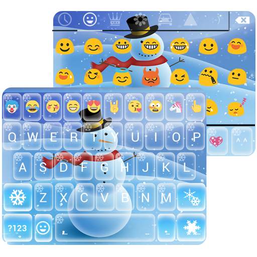 Snowman Emoji Keyboard Live Wallpaper 1.0.4