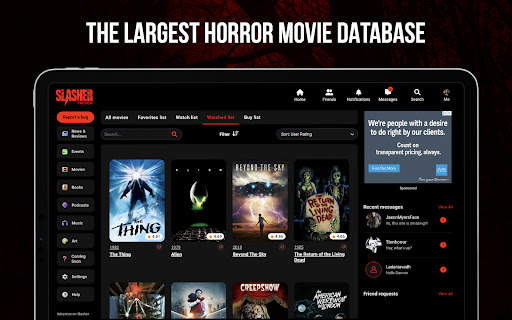 Slasher Horror Social Network screenshot 10