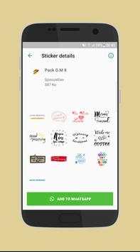 WAStickerApps: Good Morning Sticker For Whatsapp🌞 screenshot 5